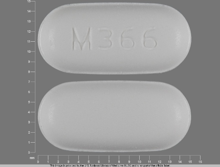 M366: (0406-0366) Hydrocodone Bitartrate and Acetaminophen Oral Tablet by Mckesson Contract Packaging