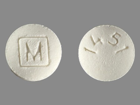 1451 M: Methylphenidate 20 mg 8 Hr Extended Release Tablet