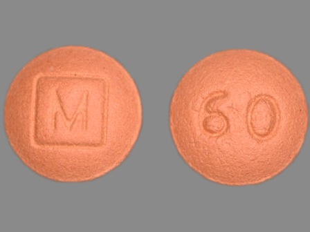 M 60: Ms 60 mg Extended Release Tablet