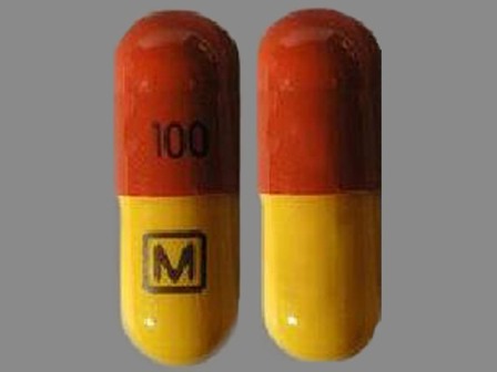 M 100: Imipramine Pamoate 100 mg Oral Capsule