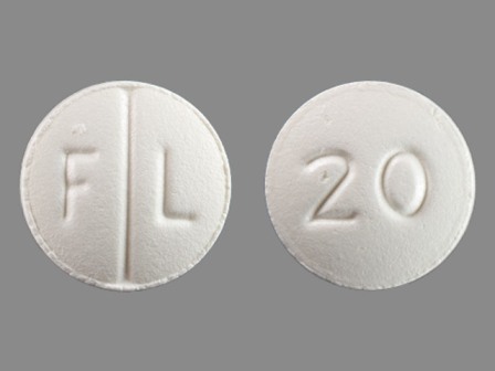 F L 20: (0456-2020) Lexapro 20 mg Oral Tablet by Physicians Total Care, Inc.