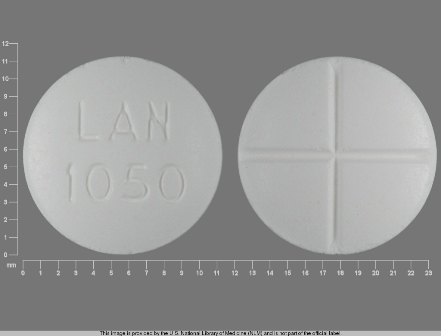 LAN 1050: (0527-1050) Acetazolamide 250 mg Oral Tablet by Redpharm Drug Inc.