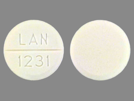 LAN 1231: (0527-1231) Primidone 250 mg Oral Tablet by Lannett Company, Inc.