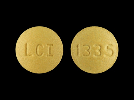 LCI 1335: (0527-1335) Doxycycline 50 mg Oral Tablet, Film Coated by Directrx