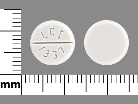 LCI 1337: (0527-1337) Baclofen 20 mg Oral Tablet by Avkare, Inc.