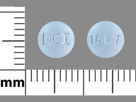 LCI 1407: (0527-1407) Pilocarpine Hydrochloride 7.5 mg Oral Tablet by Lannett Company, Inc.