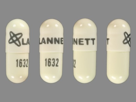 LANNETT 1632: (0527-1632) Triamterene and Hydrochlorothiazide Oral Capsule by Nucare Pharmaceuticals, Inc.