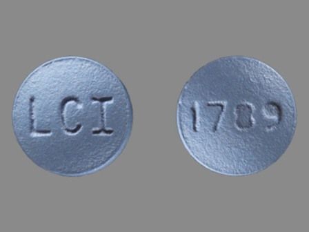 LCI 1789: (0527-1789) Fluphenazine Hydrochloride 2.5 mg Oral Tablet by Lannett Company, Inc.