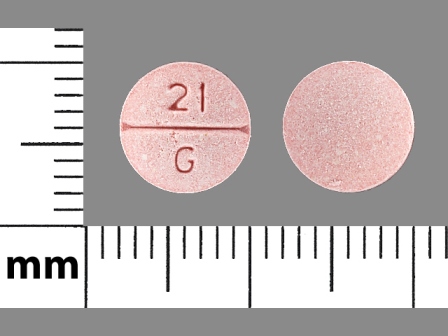 M 505 round white pill