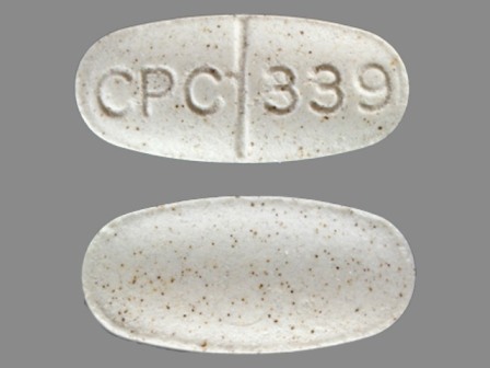 CPC 339: (0536-4306) Calcium Polycarbophil 625 mg (As Polycarbophil 500 mg) Oral Tablet by Rugby Laboratories