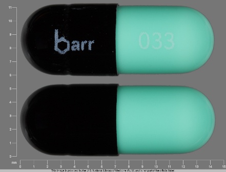 barr 033: (0555-0033) Chlordiazepoxide Hydrochloride 10 mg Oral Capsule by Contract Pharmacy Services-pa