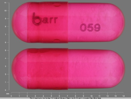 barr 059: (0555-0059) Diphenhydramine Hydrochloride 50 mg Oral Capsule by State of Florida Doh Central Pharmacy