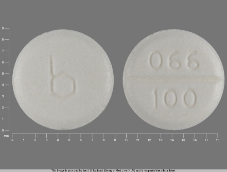 b 066 100: (0555-0066) Inh 100 mg Oral Tablet by A-s Medication Solutions LLC