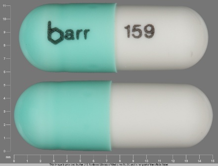 barr 159: (0555-0159) Chlordiazepoxide Hydrochloride 25 mg Oral Capsule by Barr Laboratories Inc.