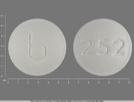 b 252: (0555-0252) Dipyridamole 25 mg Oral Tablet by Barr Laboratories Inc.