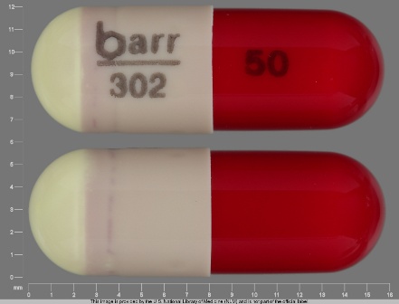 barr 302 50: Hydroxyzine Hydrochloride 50 mg (As Hydroxyzine Pamoate 85.2 mg) Oral Capsule