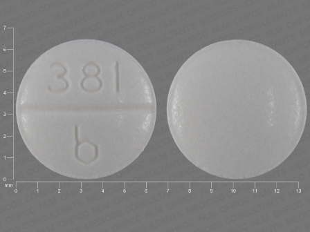 381 b: Meperidine Hydrochloride 50 mg Oral Tablet
