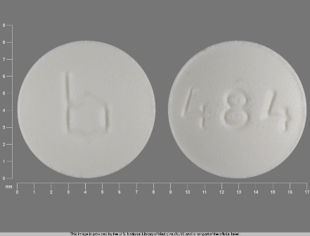 b 484: (0555-0484) Leucovorin 5 mg (As Leucovorin Calcium 5.4 mg) Oral Tablet by Barr Laboratories Inc.