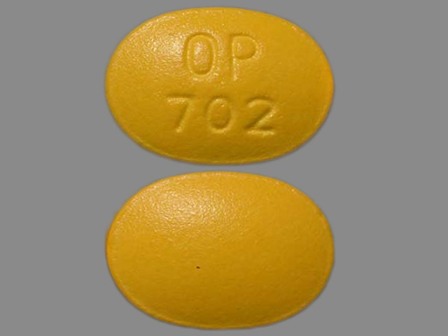 OP 702: (0555-0594) Protriptyline Hydrochloride 10 mg Oral Tablet by Barr Laboratories Inc.