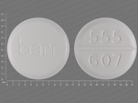 555 607 barr: Megestrol Acetate 40 mg Oral Tablet