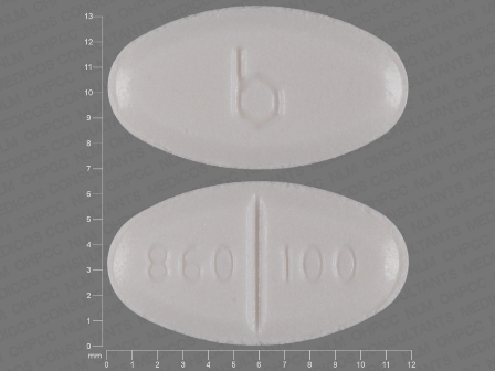 b 860 100: (0555-0860) Flecainide Acetate 100 mg Oral Tablet by Barr Laboratories Inc.
