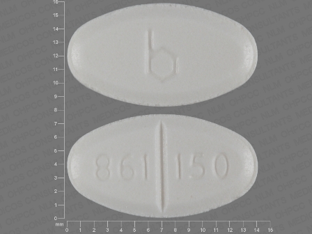 b 861 150: (0555-0861) Flecainide Acetate 150 mg Oral Tablet by Barr Laboratories Inc.