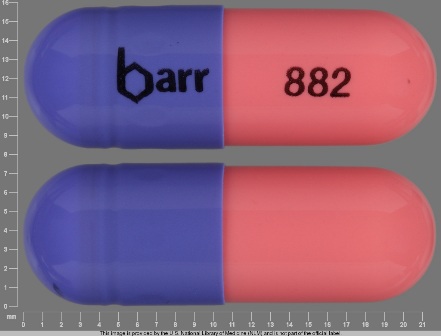 barr 882: (0555-0882) Hydroxyurea 500 mg Oral Capsule by Barr Laboratories Inc.