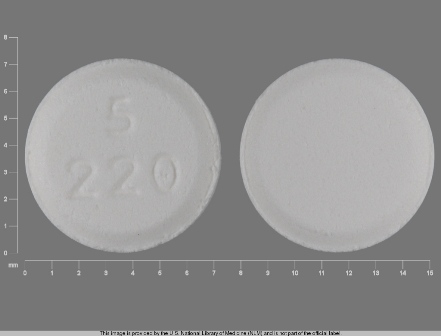 5 220: (0574-0220) Liothyronine Sodium 5 ug/1 Oral Tablet by Kaiser Foundation Hospitals