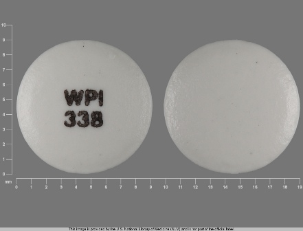 WPI 338: (0591-0338) Diclofenac Sodium 50 mg Delayed Release Tablet by Rebel Distributors Corp