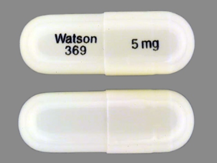 Watson 369 5 mg: (0591-0369) Loxapine 5 mg Oral Capsule by Clinical Solutions Wholesale