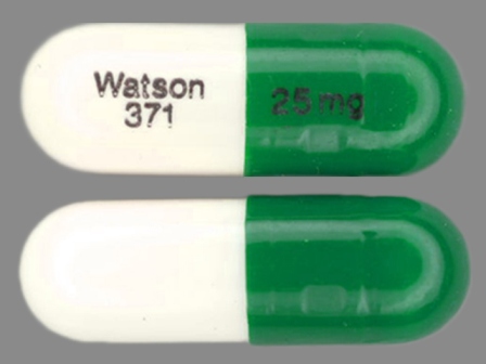 Watson 371 25 mg: (0591-0371) Loxapine 25 mg Oral Capsule by Clinical Solutions Wholesale