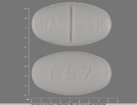 WATSON 657: (0591-0657) Buspirone Hydrochloride 5 mg (Equivalent To Buspirone 4.6 mg) Oral Tablet by Rebel Distributors Corp.