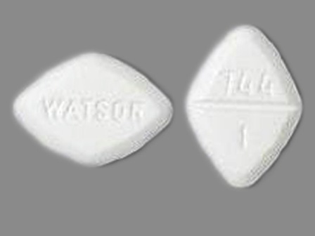 WATSON 744 1: (0591-0744) Estazolam 1 mg Oral Tablet by Watson Laboratories, Inc.