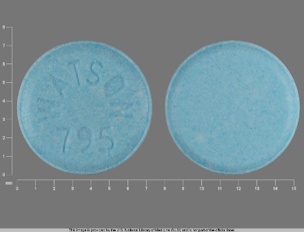 WATSON 795: Dicyclomine Hydrochloride 20 mg Oral Tablet