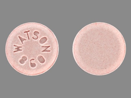WATSON 860: Hctz 12.5 mg / Lisinopril 10 mg Oral Tablet