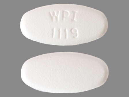 WPI 1119: (0591-1119) Mirtazapine 45 mg Oral Tablet by Rebel Distributors Corp