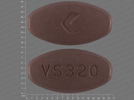 VS320: (0591-2170) Valsartan 320 mg Oral Tablet, Film Coated by A-s Medication Solutions