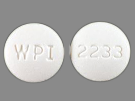 2233 WPI: (0591-2233) Tamoxifen Citrate 20 mg Oral Tablet by American Health Packaging