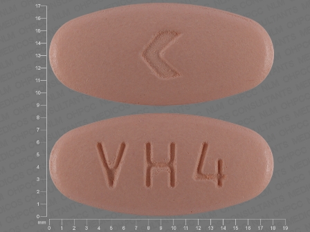 VH4: (0591-2318) Valsartan and Hydrochlorothiazide Oral Tablet, Film Coated by Proficient Rx Lp
