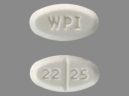 WPI 22 25: (0591-2464) Desmopressin Acetate 0.1 mg Oral Tablet by Avkare, Inc.