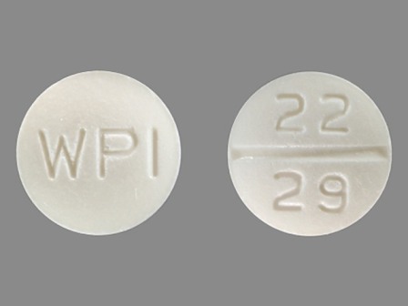 WPI 2229: (0591-2468) Metoclopramide Hydrochloride 10 mg Oral Tablet by State of Florida Doh Central Pharmacy