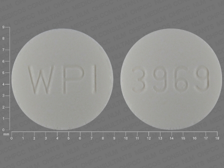 WPI 3969: (0591-2521) Metronidazole 250 mg Oral Tablet by Watson Laboratories, Inc.