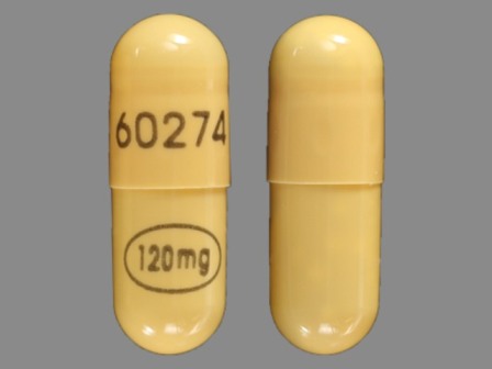 60274 120 mg: (0591-2880) Verapamil Hydrochloride 120 mg 24hr Extended Release Capsule by Watson Laboratories, Inc.