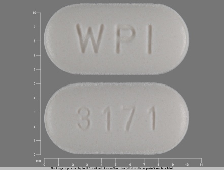 WPI 3171: (0591-3171) Alendronic Acid 35 mg (As Alendronate Sodium 45.7 mg) Oral Tablet by Watson Laboratories, Inc.