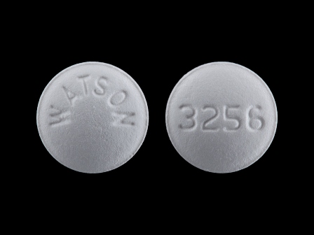 WATSON 3256: Cyclobenzaprine Hydrochloride 5 mg Oral Tablet