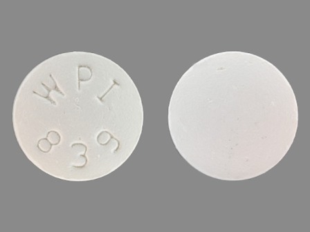 WPI 839: (0591-3541) Bupropion Hydrochloride 150 mg 12 Hr Extended Release Tablet by Watson Laboratories, Inc.