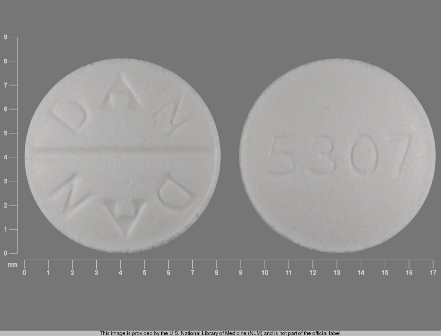 DAN DAN 5307: (0591-5307) Promethazine Hydrochloride 25 mg Oral Tablet by A-s Medication Solutions