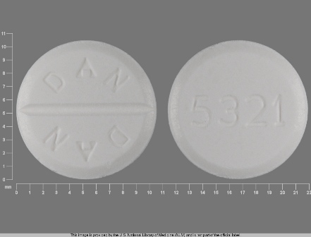 DAN DAN 5321: (0591-5321) Primidone 250 mg Oral Tablet by Watson Laboratories, Inc.