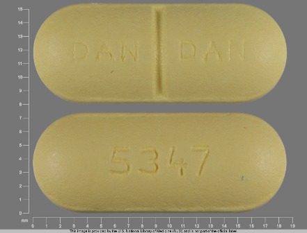 DAN DAN 5347: (0591-5347) Probenecid 500 mg Oral Tablet by Westminster Pharmaceuticals, LLC