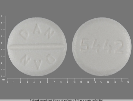 DAN DAN 5442: (0591-5442) Prednisone 10 mg Oral Tablet by A-s Medication Solutions